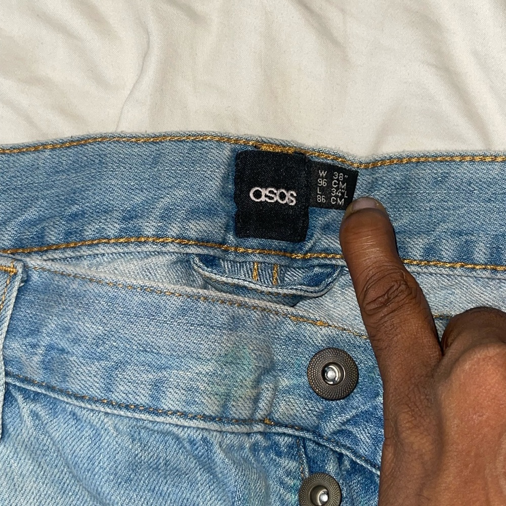 ASOS Light Blue Jeans - Picture 3 of 5